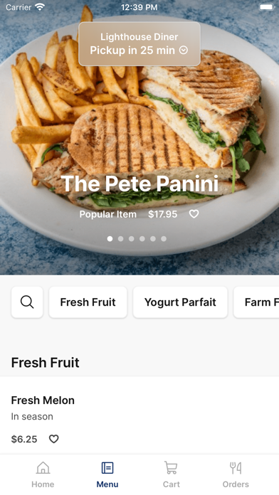 Lighthouse Diner iPhone screenshot 2 - Food & Drink app