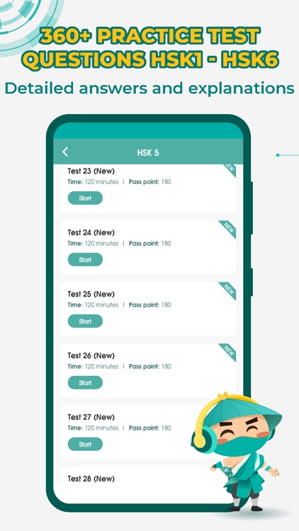 Migii: HSK practice test 1-6