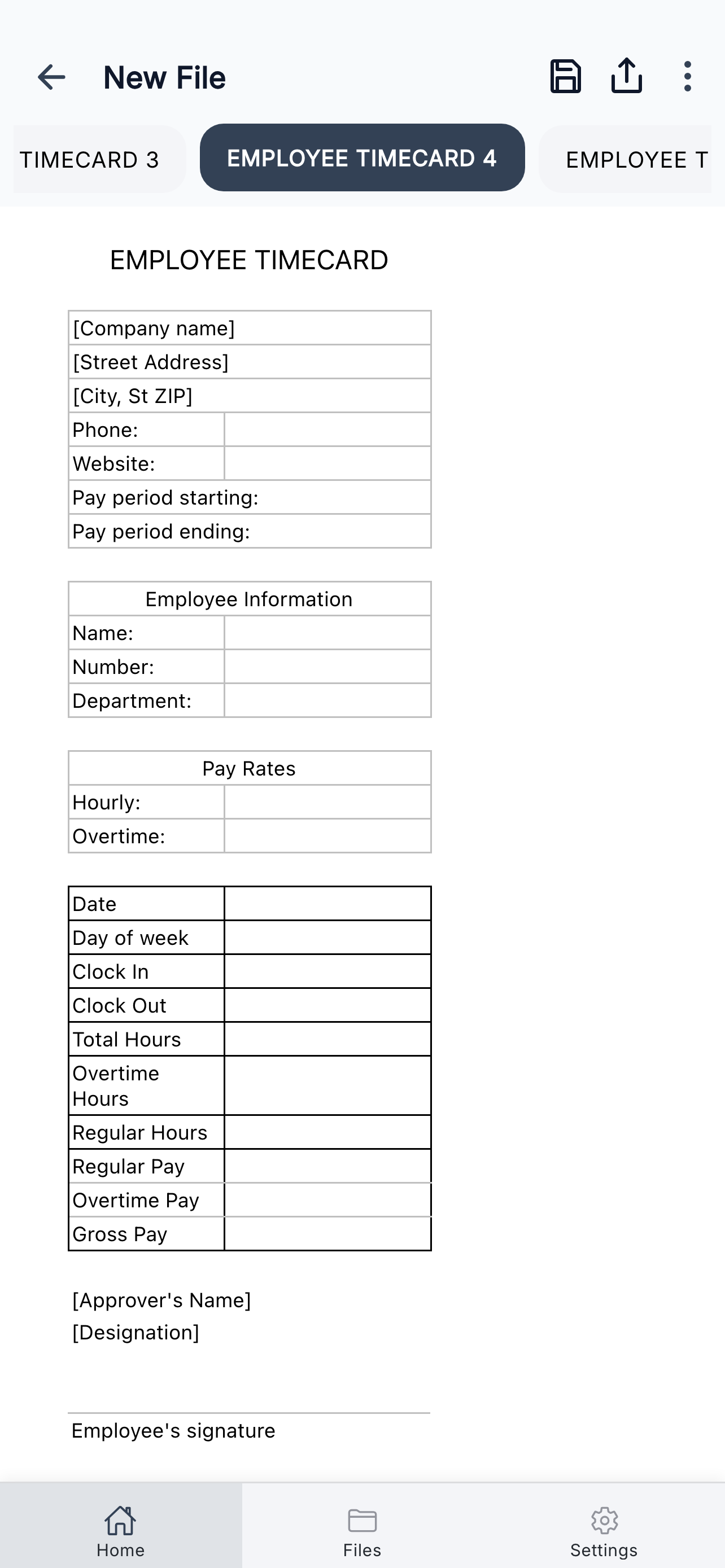 Employee Timesheet screenshot 5