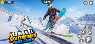 Downhill Snowboard Racing Screenshot 1 of 6