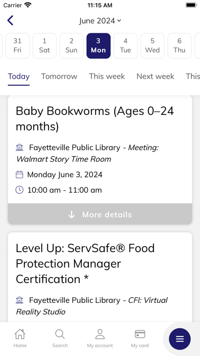 Fayetteville Public LibraryApp Screenshot