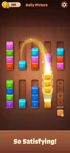 Wood Block: Sort Color screenshot 2