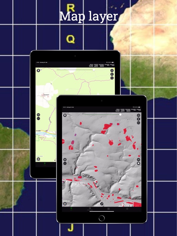 TopoRec - Map Viewer iPad screenshot 4 - Navigation app