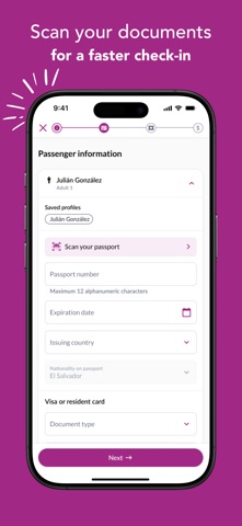 Volaris iPhone screenshot