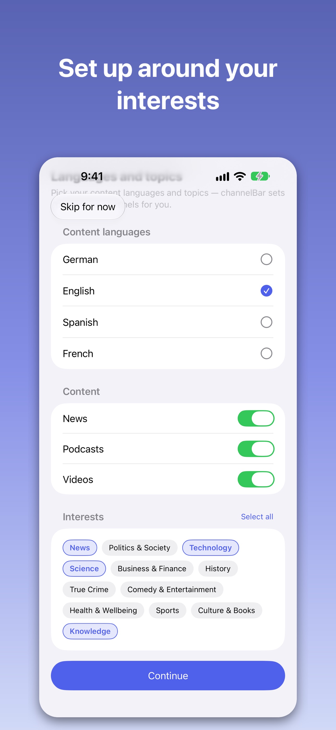 Screenshot 6 of channelBar Feeds