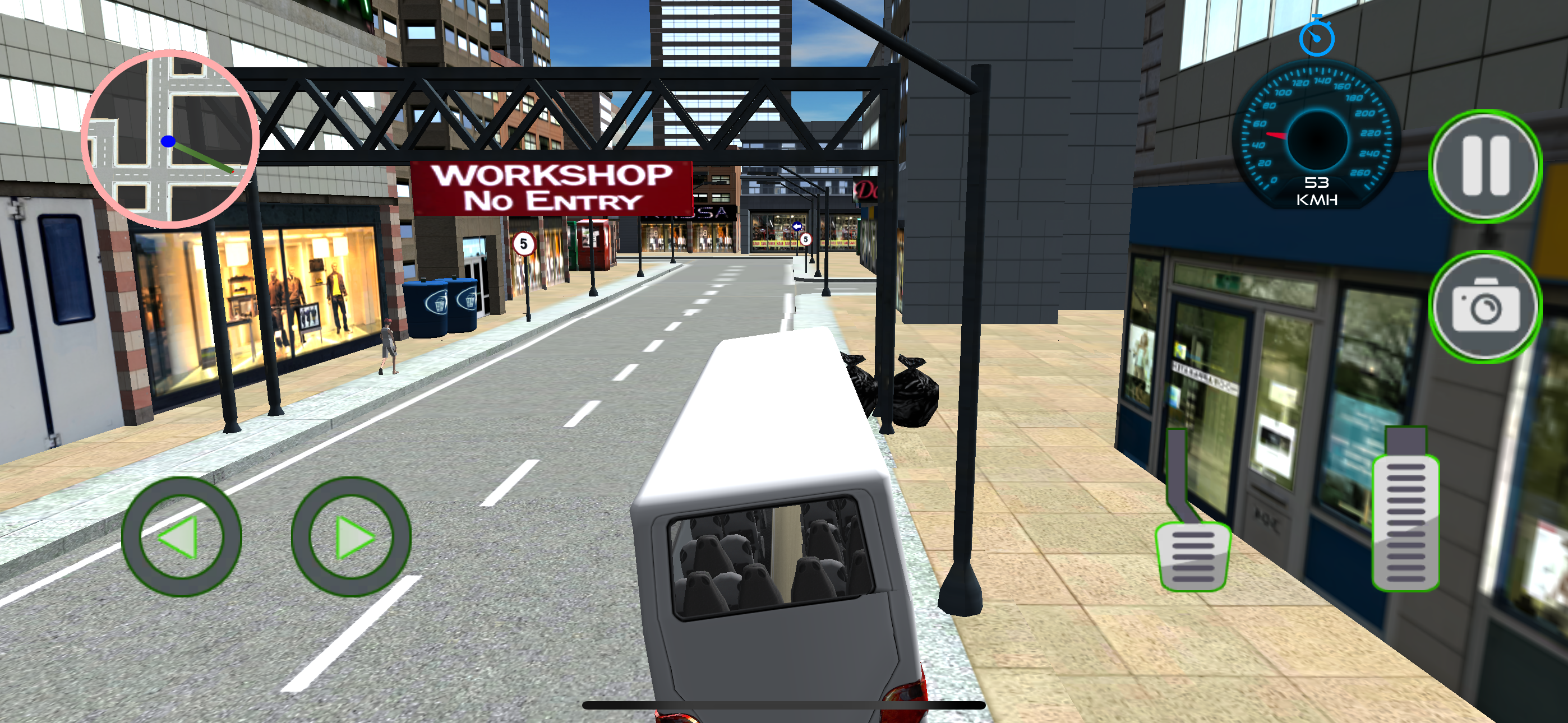 City bus games offline 3d screenshot 2