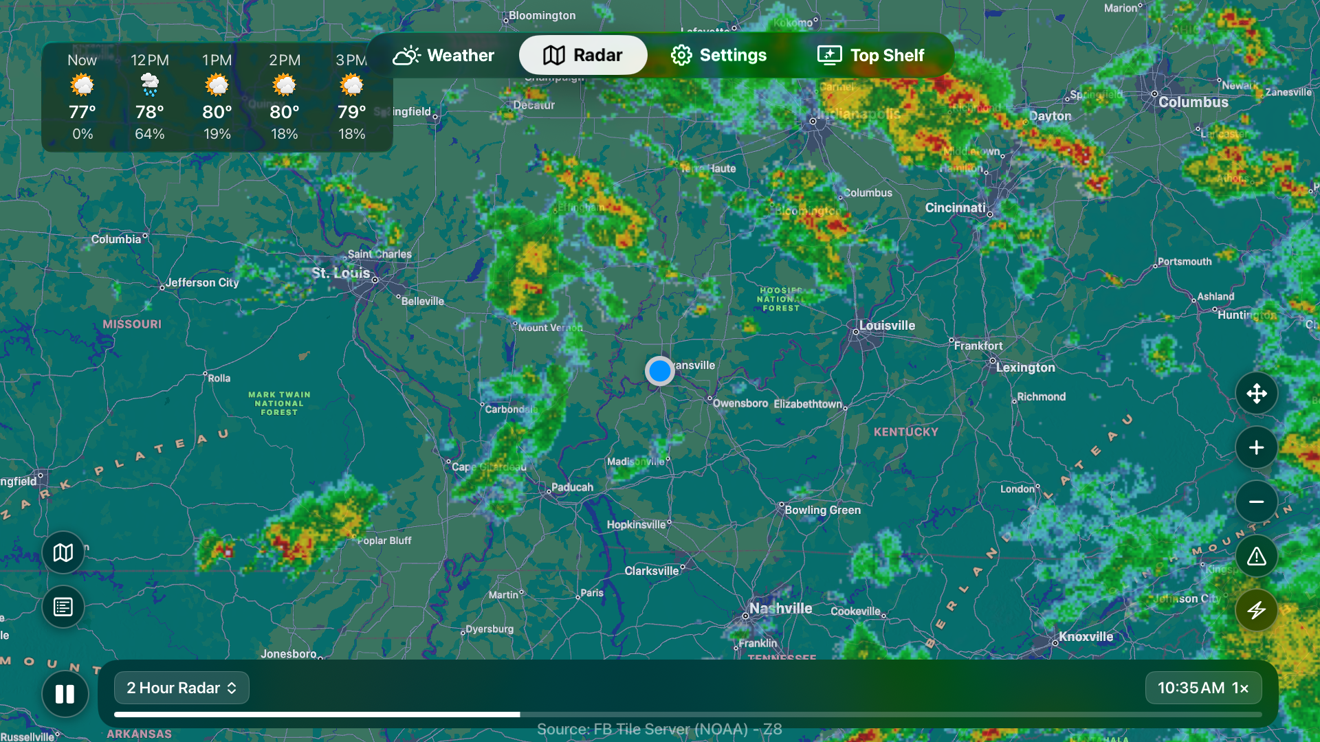 Forecast Bar - Weather + Radar screenshot 22