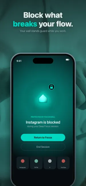 FocusWall: Mindful App Blocker screenshot 2
