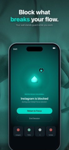 FocusWall: Mindful App Blocker Screenshot 2 of 5
