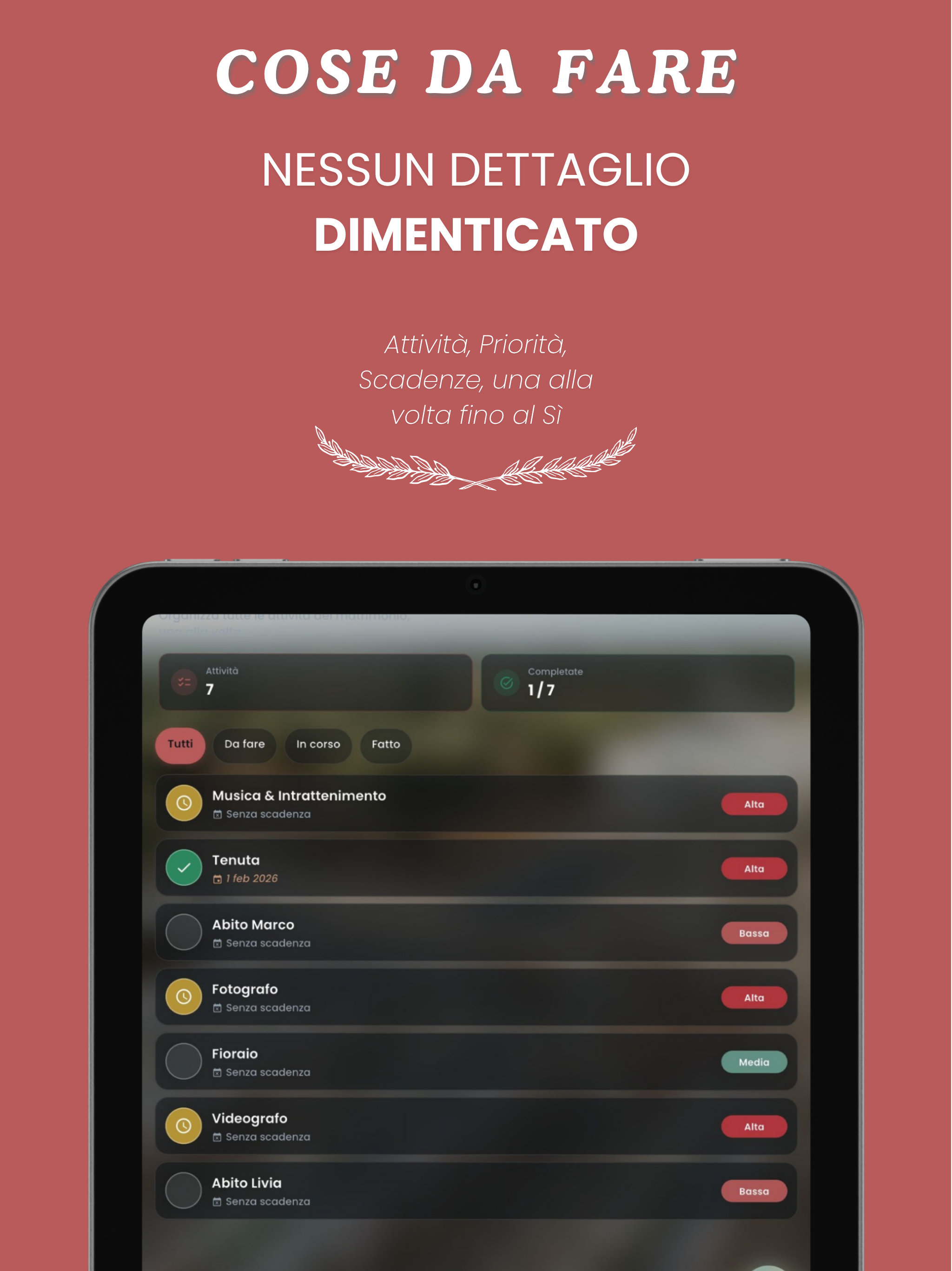 Weddie - Gestione Matrimonio screenshot 7