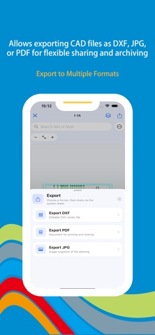 Wonder CAD - DWG Editor iPhone screenshot