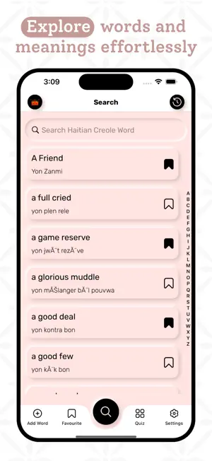 Haitian Creole Dictionary screenshot 2