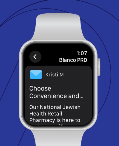 Apple Watch screenshot