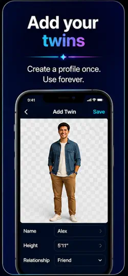 Captura de pantalla de Hey Twin App en iPhone 1