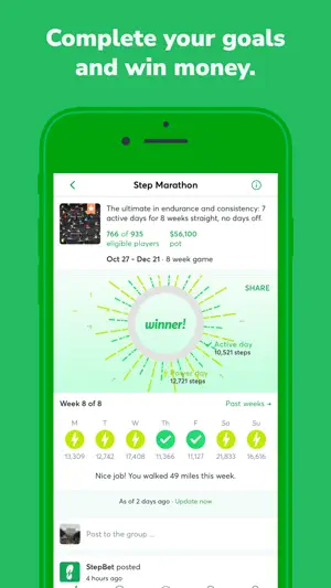 StepBet: Walk, Get Active, Win screenshot 1