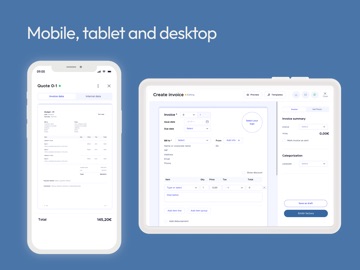 Easy Invoicing – taclia iPad screenshot