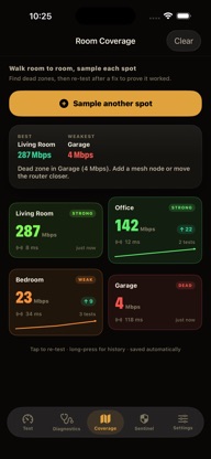 SpeedOwl: Internet Speed Test screenshot 2