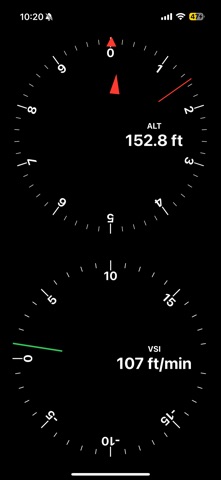 Aviation Altimeter app screenshot