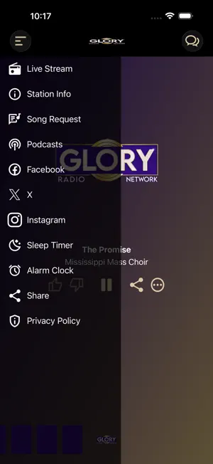 Glory Radio Nashville screenshot 2