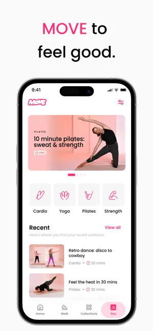 MOVE: Women’s home fitness screenshot 2