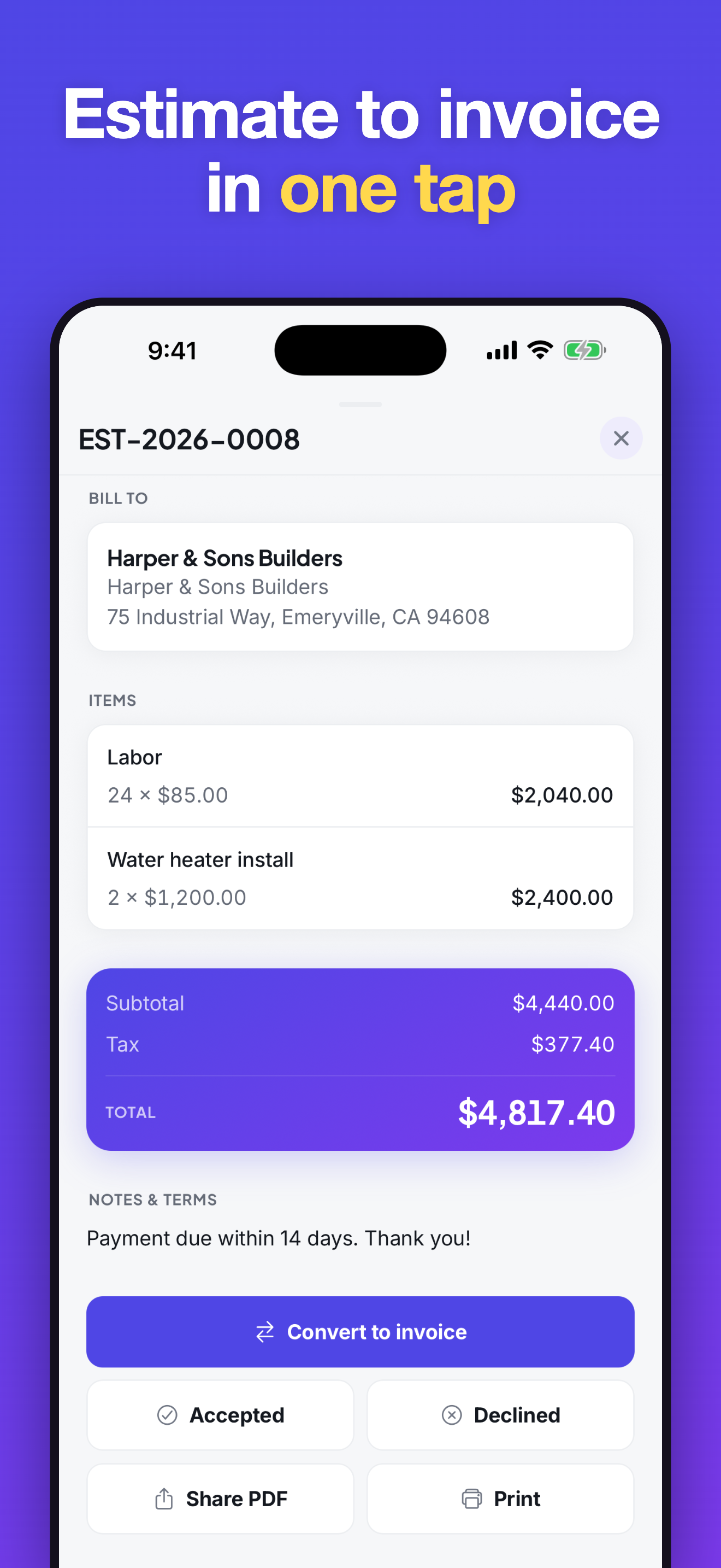 InvoiceWright: Invoice Maker screenshot 4