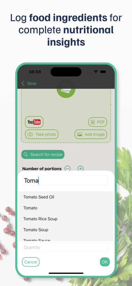 Food Journal Daily screenshot 2