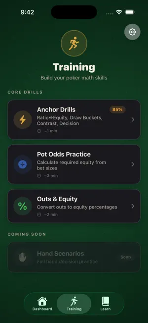 PokerProTrainer screenshot 2