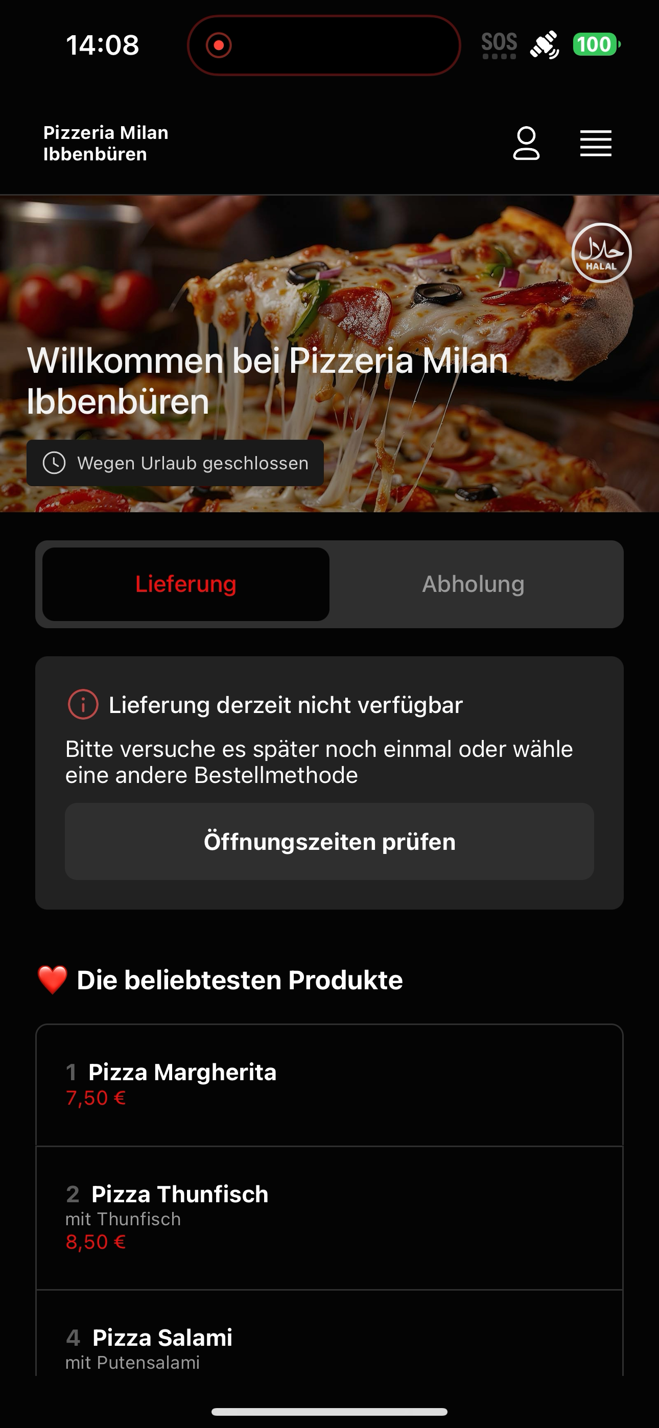 Pizzeria Milan Ibbenbüren screenshot 5