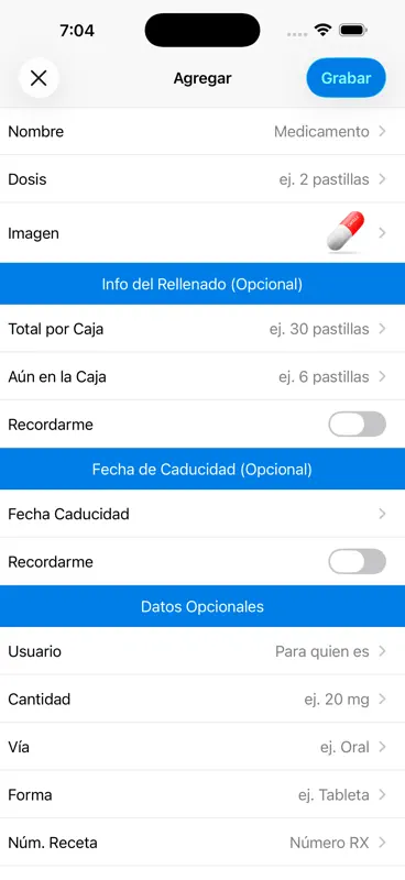 Recordatorio de Medicamentos screenshot 4 of 9