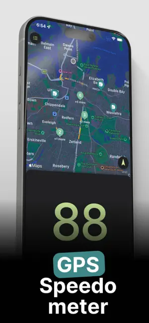GPS Speedometer HUD screenshot 1