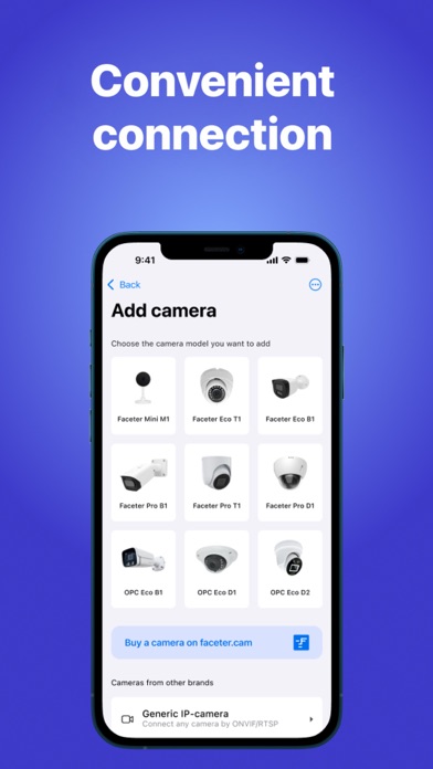 Faceter Video Surveillance iPhone screenshot 9 - Photo & Video app