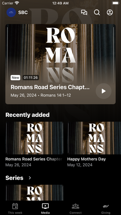 Stonebridge Church Wellington iPhone screenshot 2 - Education app