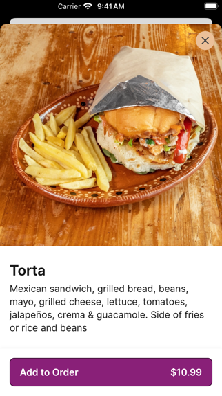 App screenshot