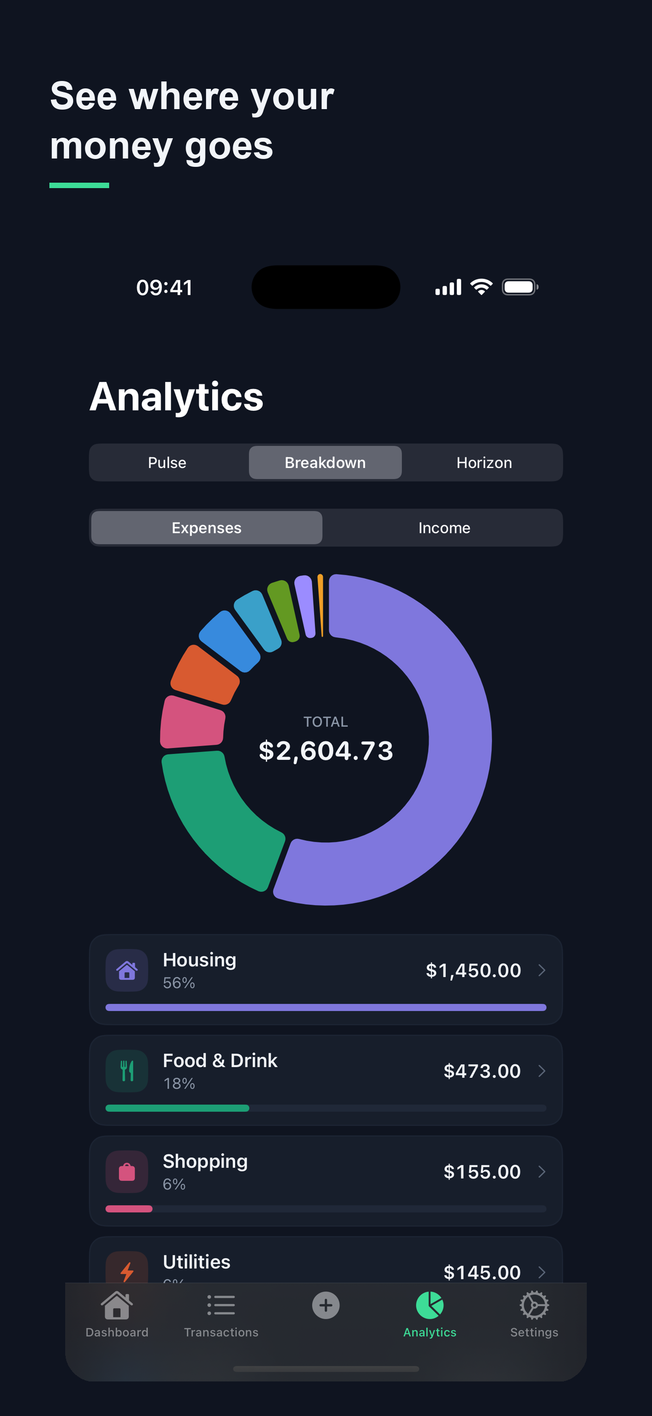 Budget Crab Money Tracker screenshot 4