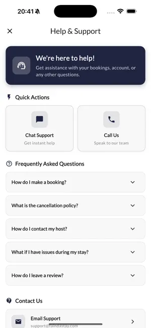 FaindaStay screenshot 1