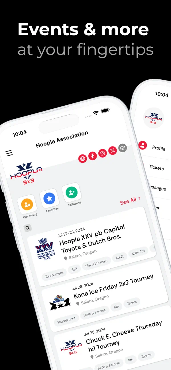 Screenshot #1 pour Hoopla Association
