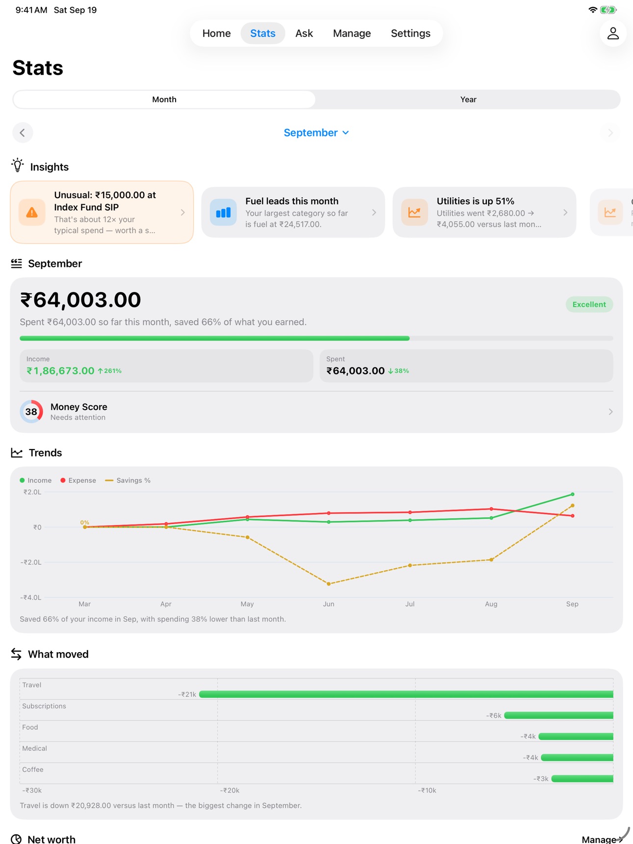 Screenshot 7 of MoneyOS: Expense Tracker