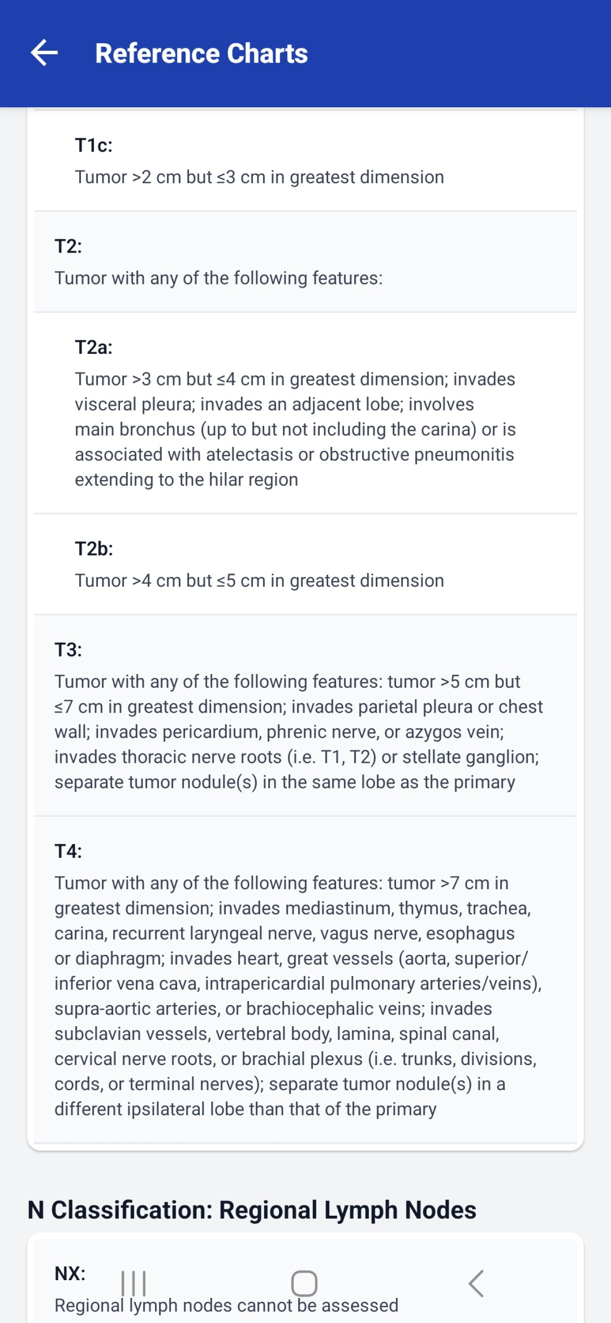 Lung Cancer Staging v9 screenshot 5