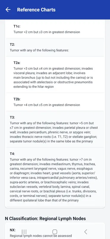 Lung Cancer Staging v9 screenshot 5 of 6
