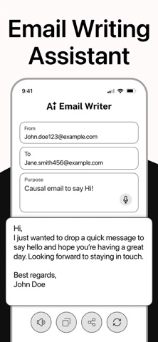 AI Writer: Story Essay Email iPhone screenshot