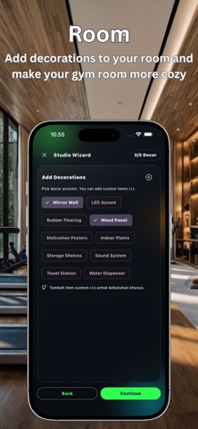 AI Gym Room Studio Make Over screenshot