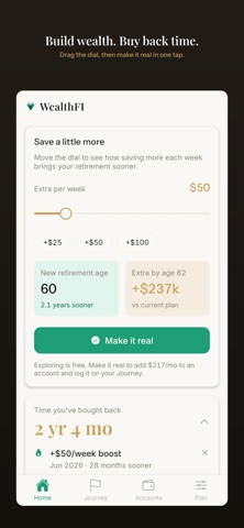 WealthFI - FIRE Calculator Screenshot 4 of 7