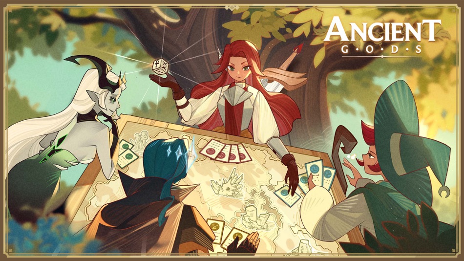 #1. Ancient Gods: Deckbuilding RPG (iOS) By: Linh Lam Quang