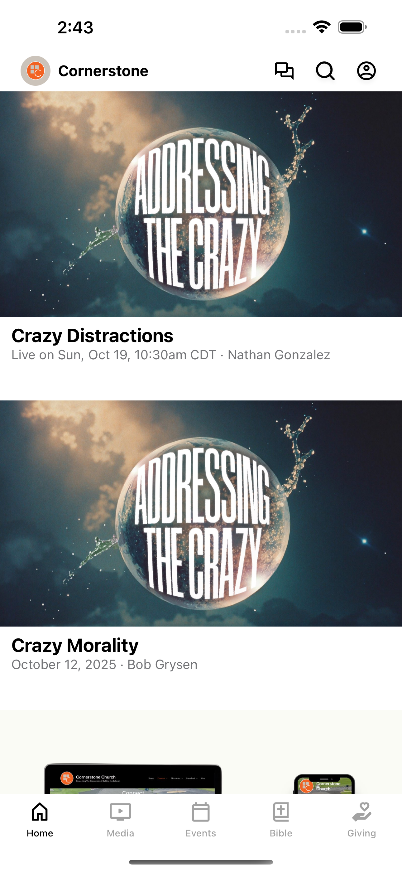 Cornerstone Church Bourbonnais