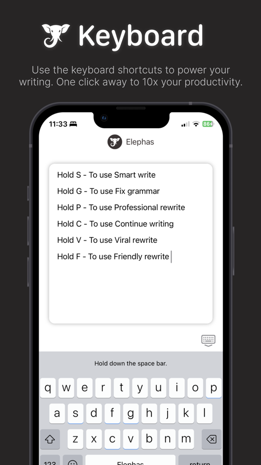 #8. Elephas: AI Knowledge Base (iOS) 게시자: Selvam S