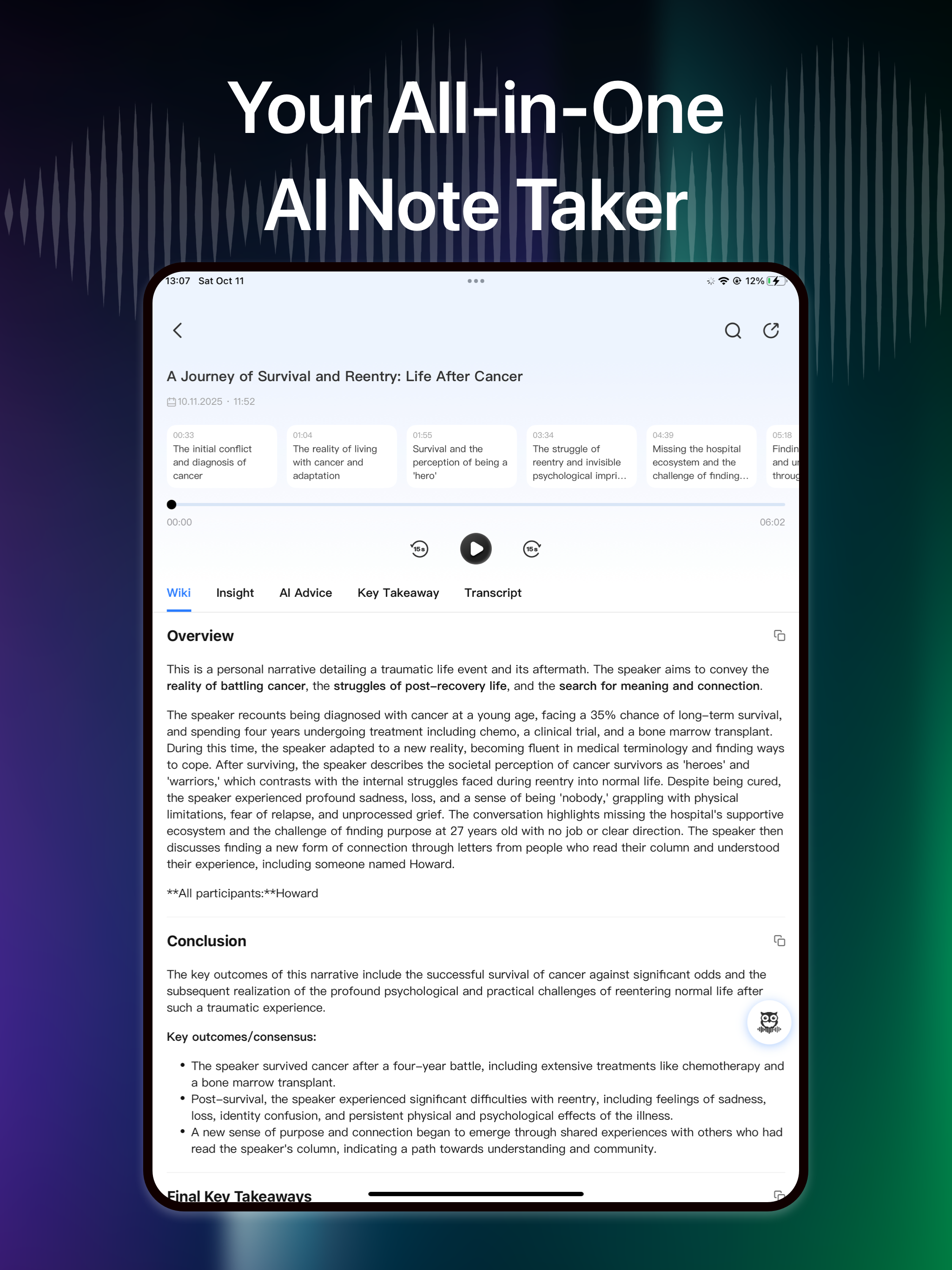 Proactor AI – Note Taking