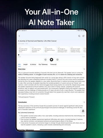 Proactor AI – Voice Recorder iPad screenshot 2