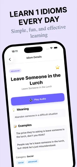 IdiomX – Learn English Idioms screenshot 1