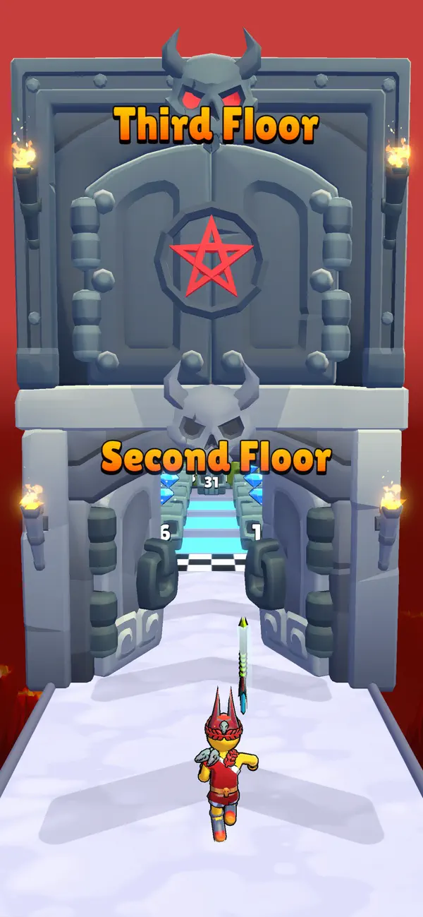 #2. Hell Escape : Firebound (iOS) Oleh: Rollic Games