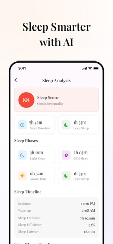 Veluna:Fitness&Sleep Companion iPhone screenshot